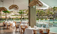 Den italienske restaurant Al Fresco på Avra Imperial Hotel