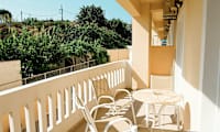 Eksempel på balkon i lejlighederne