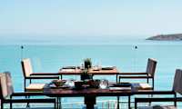 A la carte-restaurant med retter fra Middelhavet