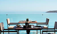 A la carte-restaurant med retter fra Middelhavet
