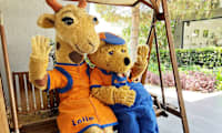 Lollo & Bernie byder velkommen på hotel Green Garden Resort & Spa