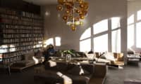 Lounge i lobbyen