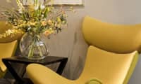 Siddeområde i lobbyen