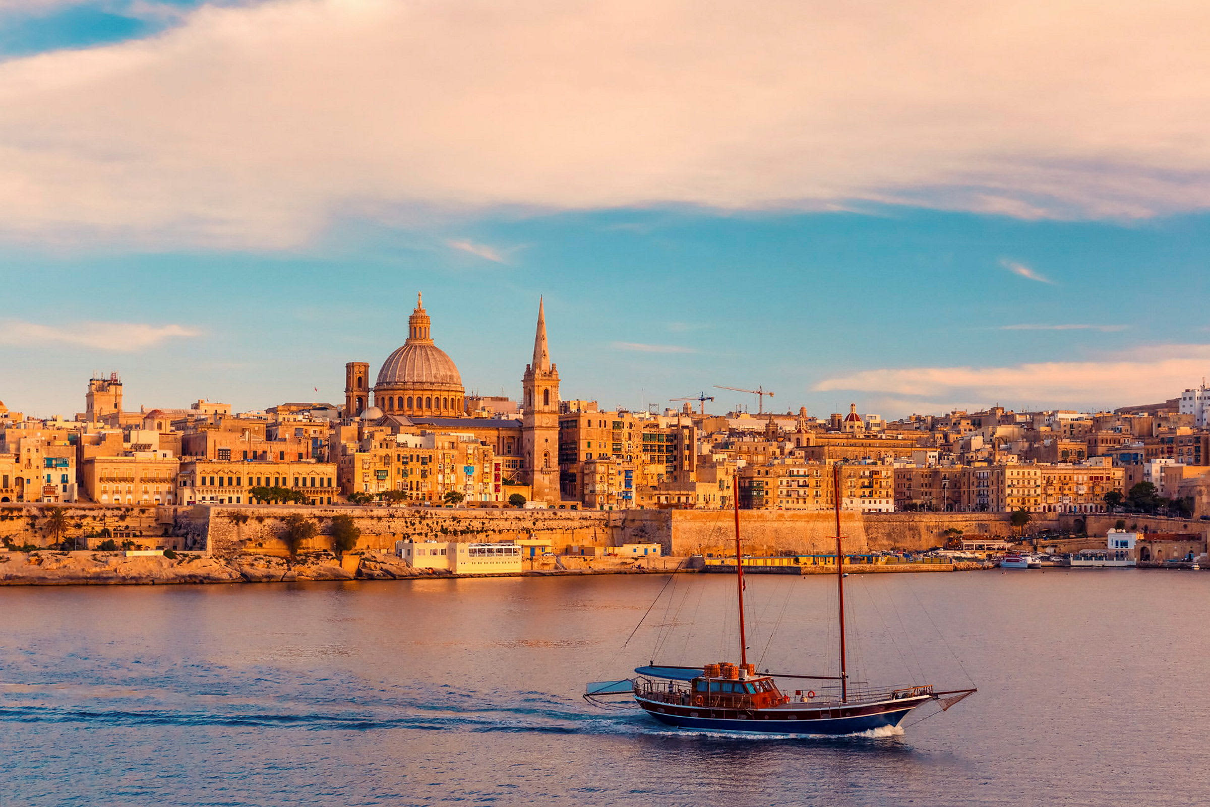 Udsigt over Valletta fra Sliema