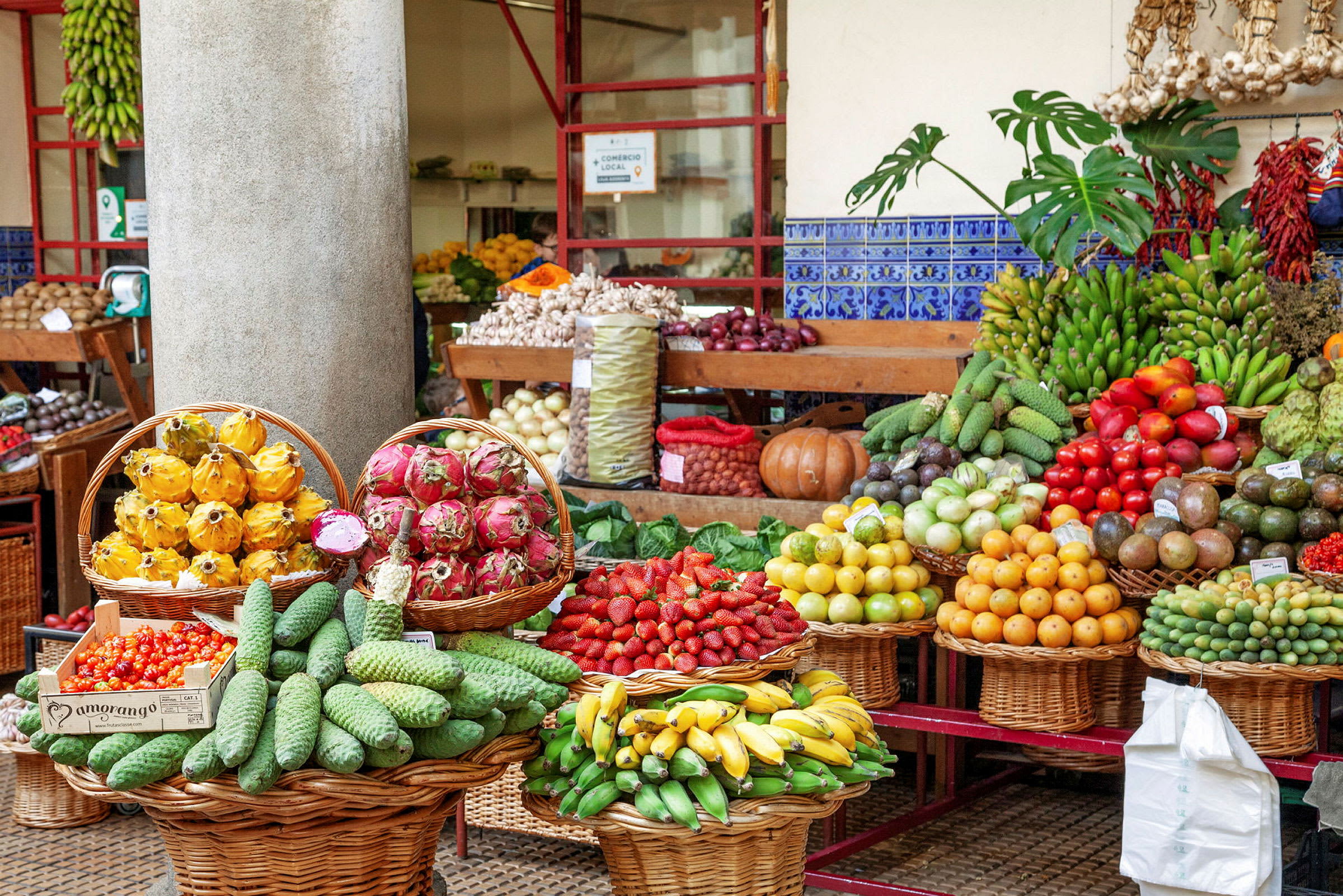 Markedet i Funchal på Madeira