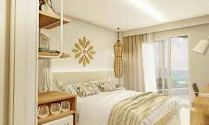 Dobbeltværelse med balkon på de øvre etager