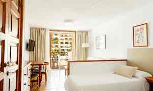 Etværelses lejlighed mod haven