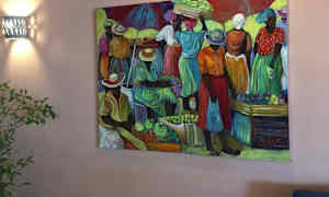 Siddeområde i lobbyen