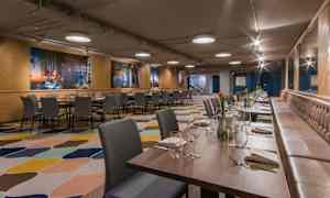 Siddeområde i lobbyen