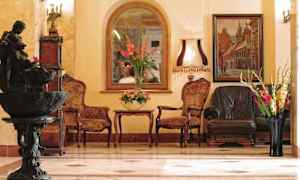 Siddeområde i lobbyen