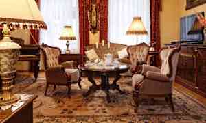 Siddeområde i lobbyen