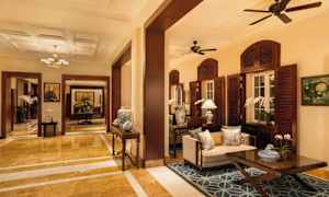 Siddeområde i lobbyen