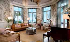 Siddeområde i lobbyen