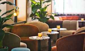 Siddeområde i lobbyen