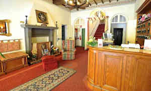 Siddeområde i lobbyen