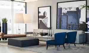 Siddeområde i lobbyen