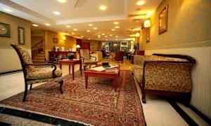 Siddeområde i lobbyen