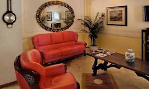 Siddeområde i lobbyen