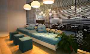 Siddeområde i lobbyen