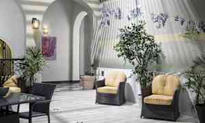 Siddeområde i lobbyen