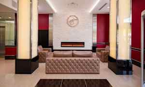 Siddeområde i lobbyen