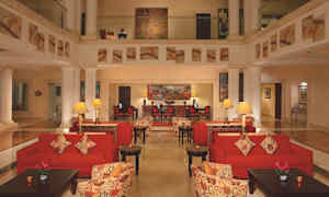 Siddeområde i lobbyen