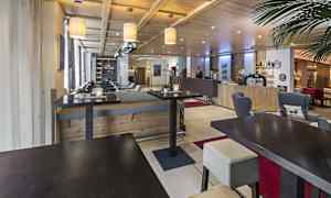 Siddeområde i lobbyen