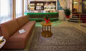 Siddeområde i lobbyen