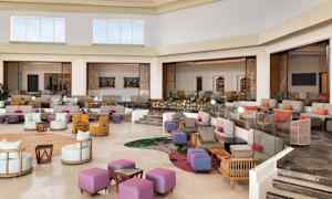 Siddeområde i lobbyen