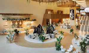 Siddeområde i lobbyen