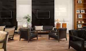 Siddeområde i lobbyen