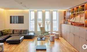 Siddeområde i lobbyen