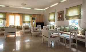 Siddeområde i lobbyen