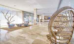 Siddeområde i lobbyen