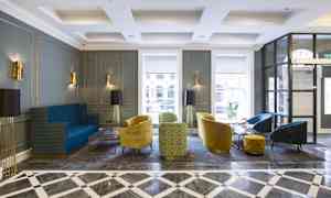 Siddeområde i lobbyen