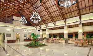 Siddeområde i lobbyen