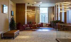 Siddeområde i lobbyen