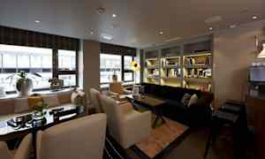 Siddeområde i lobbyen