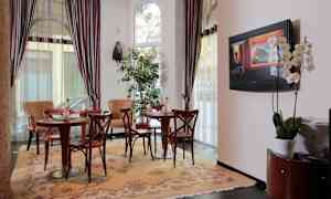 Siddeområde i lobbyen