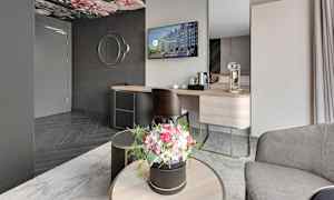 Siddeområde i lobbyen