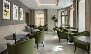 Siddeområde i lobbyen