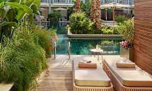 Dobbeltværelse med adgang til privat, delt pool