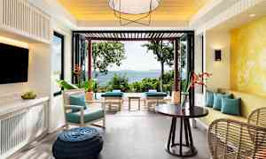 Poolvilla med havudsigt