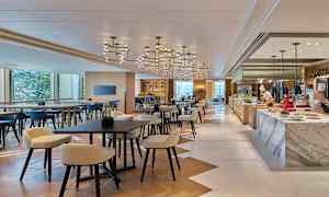 En af hotellets restauranter