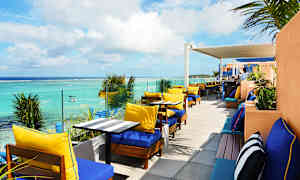 Hotellets bar på taget