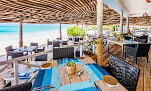 A la carte-restauranten ved stranden