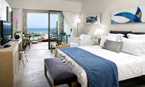 Juniorsuite med havudsigt og privat pool.