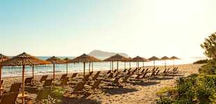 Stranden ved Sunprime Platanias Beach