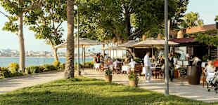 Strandpromenaden i Sides gamle bydel