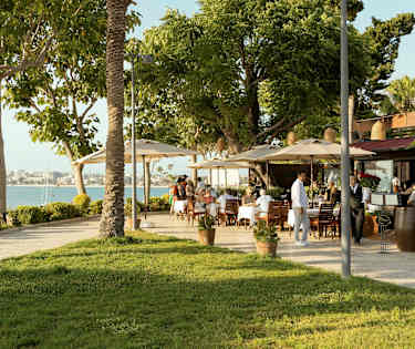Strandpromenaden i Sides gamle bydel